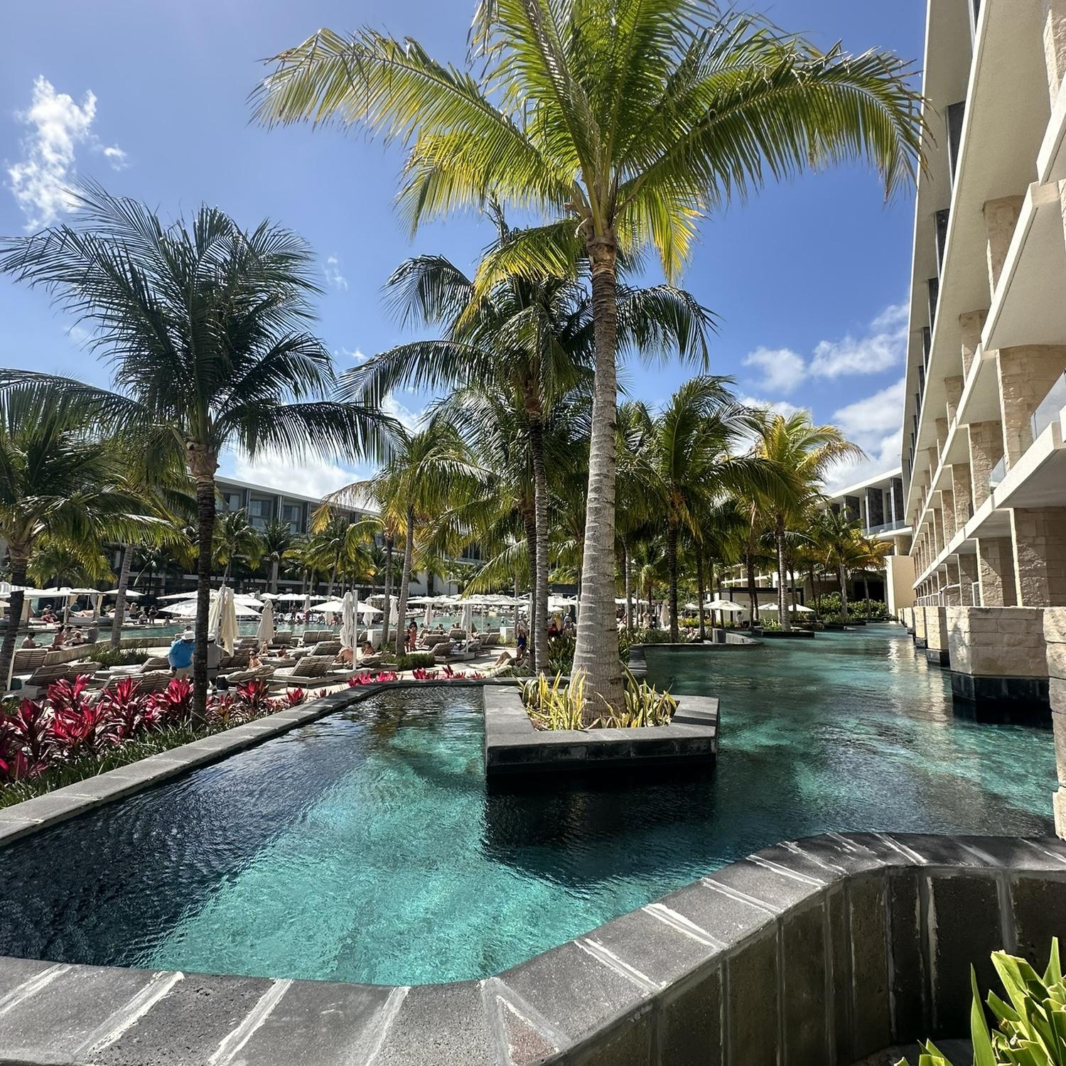 Swim up pool view rooms! From our visit