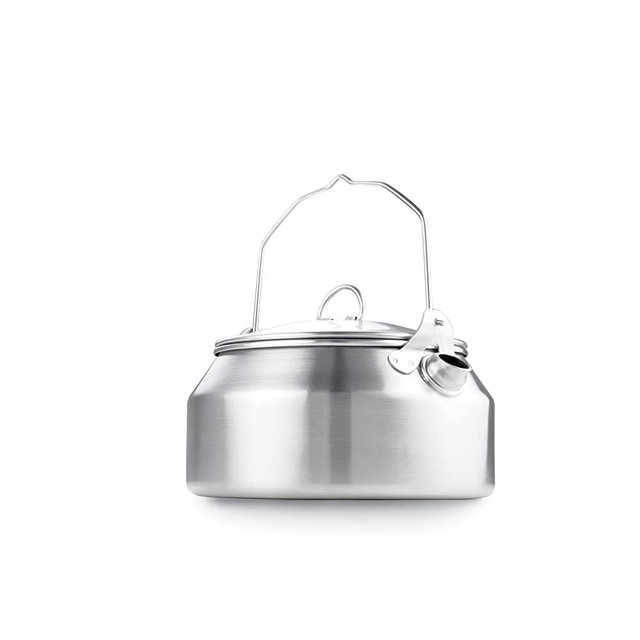 GSI Outdoors – Glacier Stainless Steel Kettle – 1 Quart – Camping & Backpacking