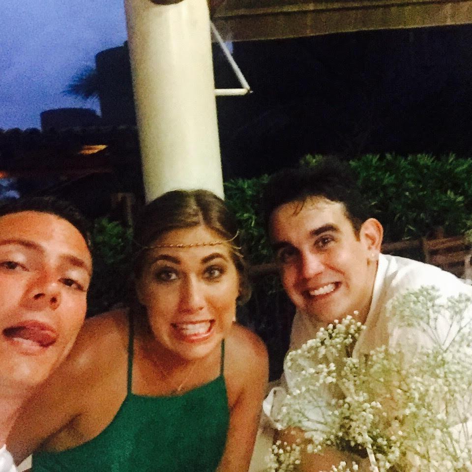 At Billy & Emma's Wedding 
May 2016