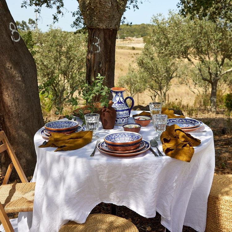 COSTA NOVA, Alentejo Indigo Round Platter | Zola