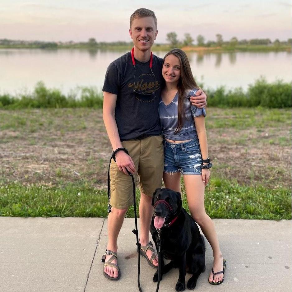 Walking the good boy