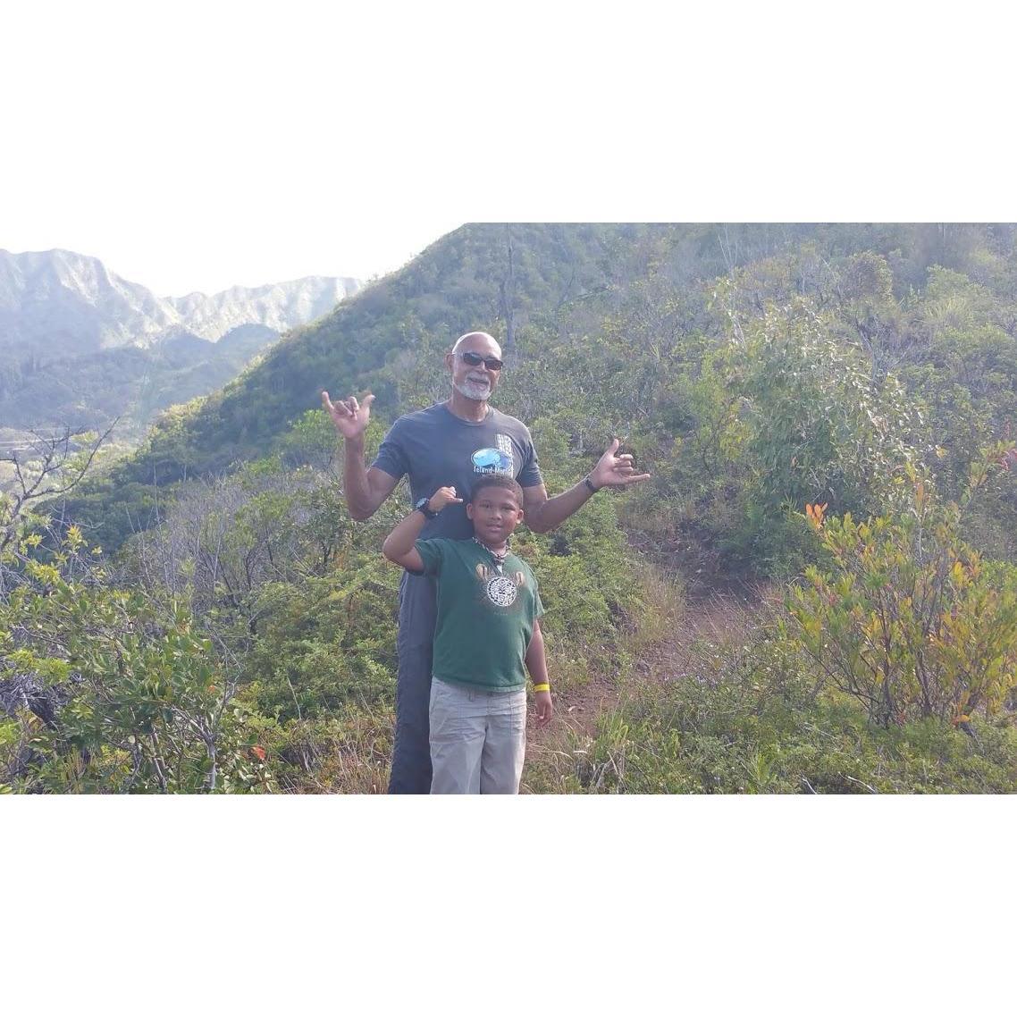 Hiking, Hawaii.