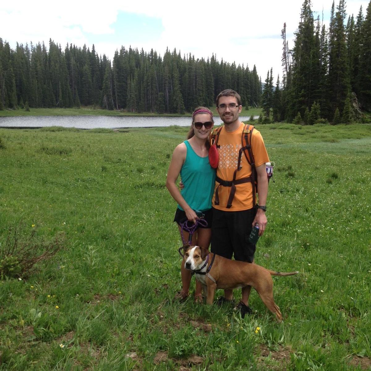 hiking near Silverthorne, Colorado
