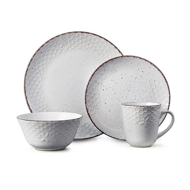Pfaltzgraff Bumble Bee 16-Piece Dinnerware Set, Assorted