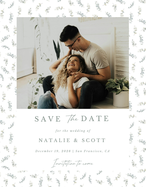 Verde Photo | White | Zola Save The Dates