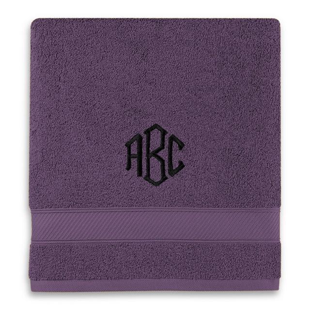 Monogrammed Wamsutta® Hygro® Duet Bath Towel in Iris