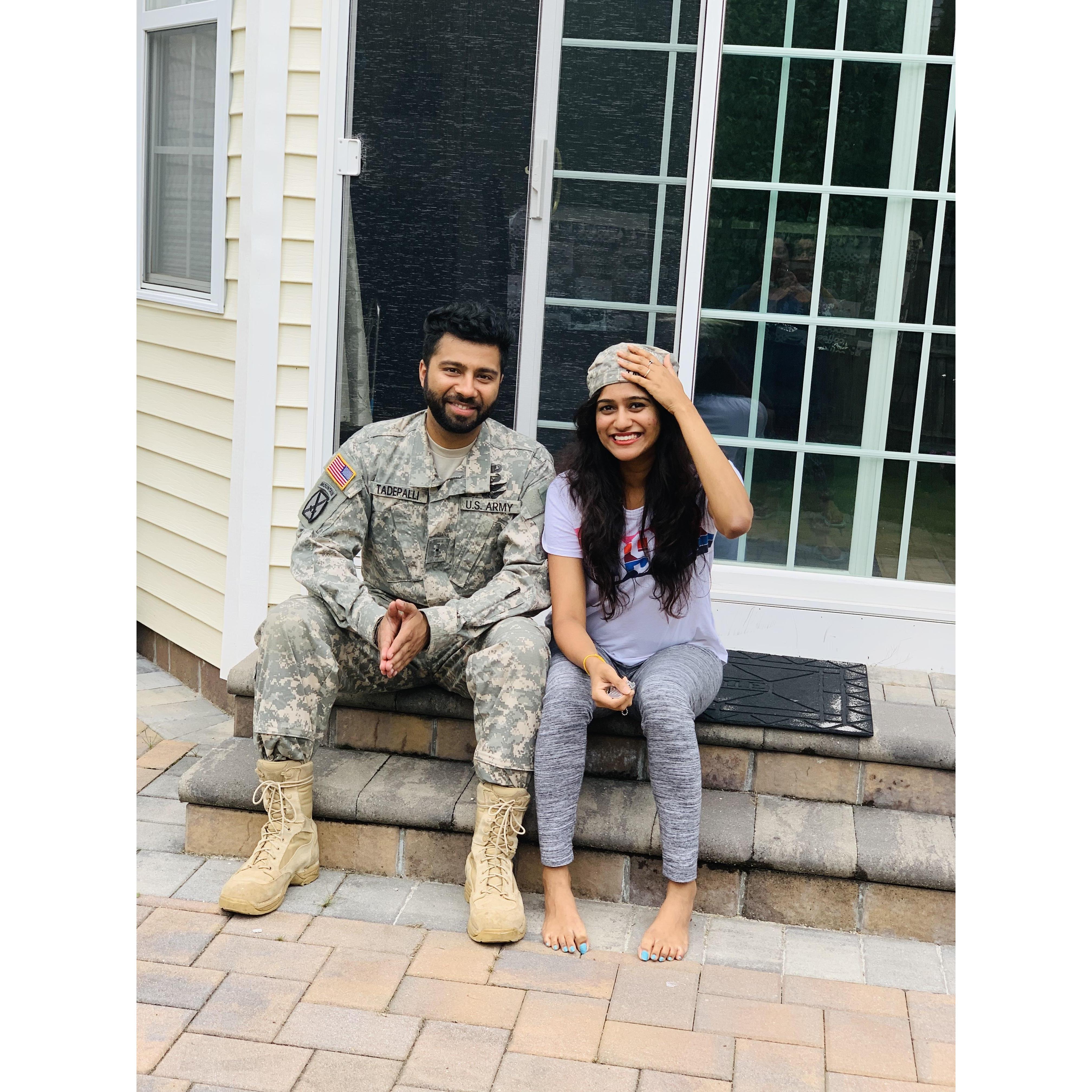 Yes, I will be a proud wife of a veteran.