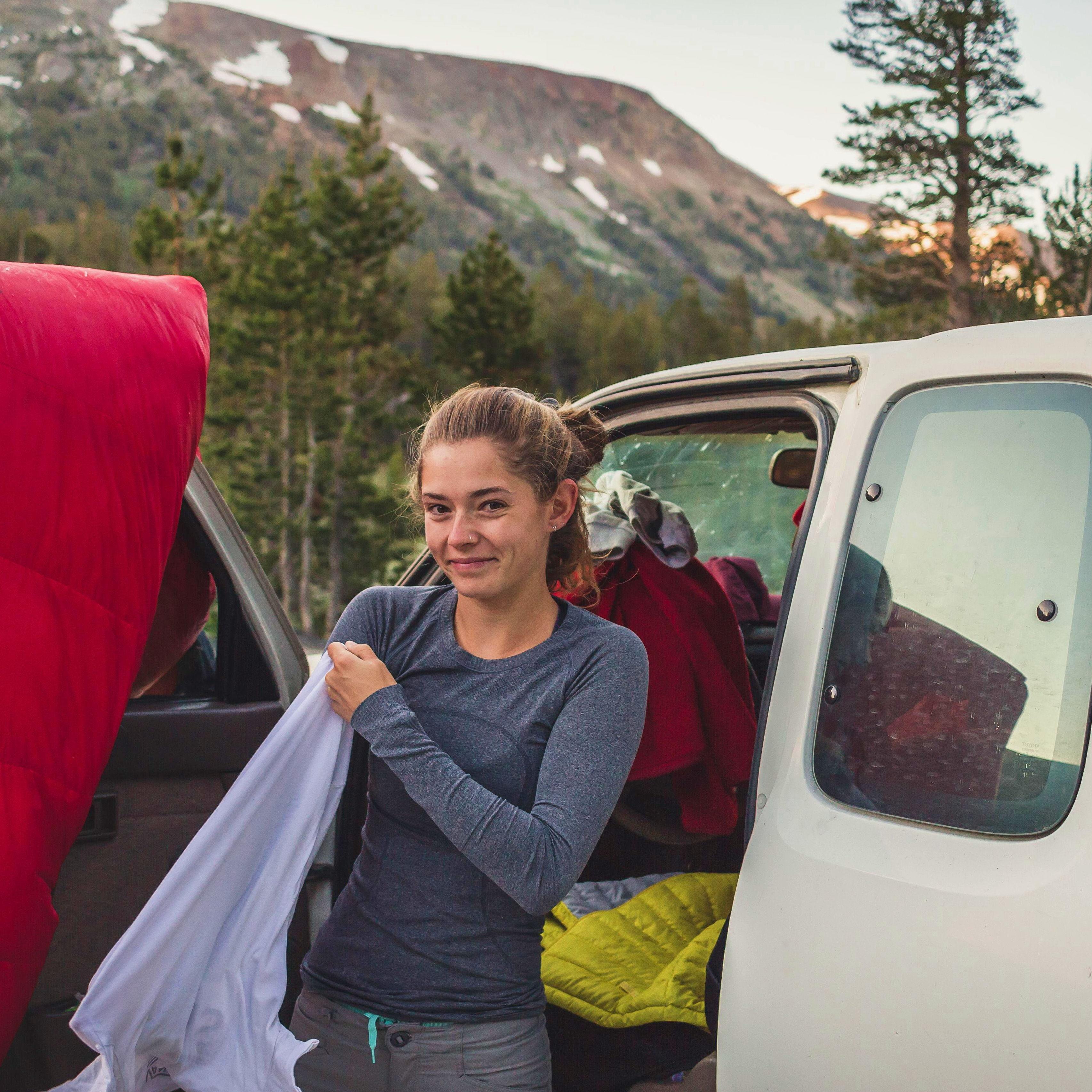 A very early morning before we hiked Mount Dana, Yosemite's second tallest peak!