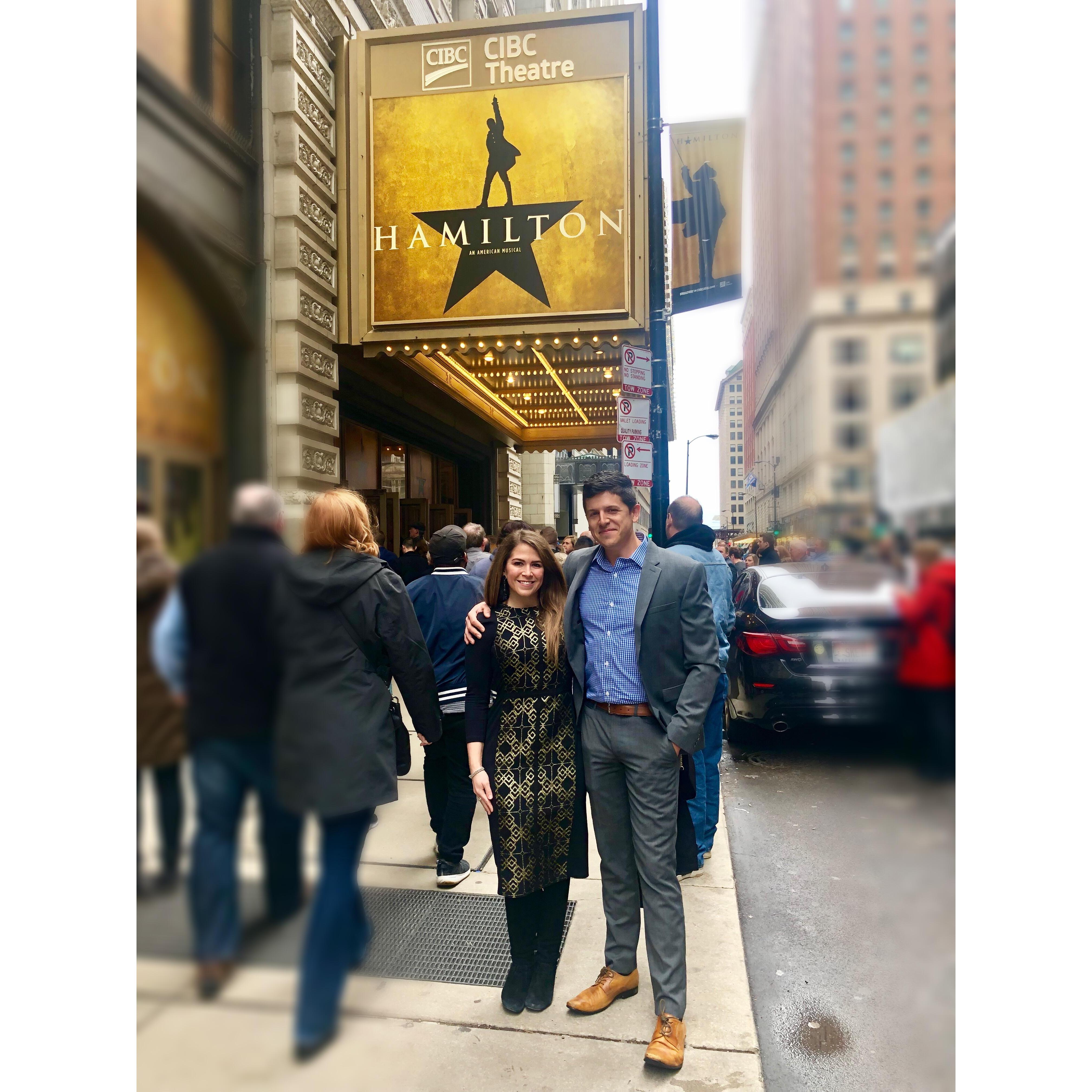 Chicago and Hamilton?!