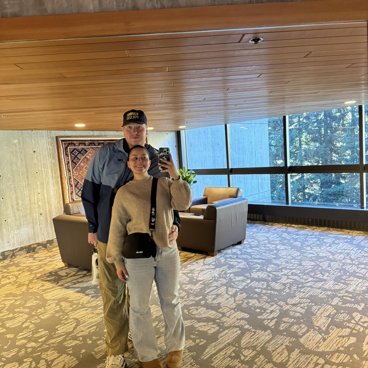 Celebrating Connor’s 24th birthday at Snowbird lodge!