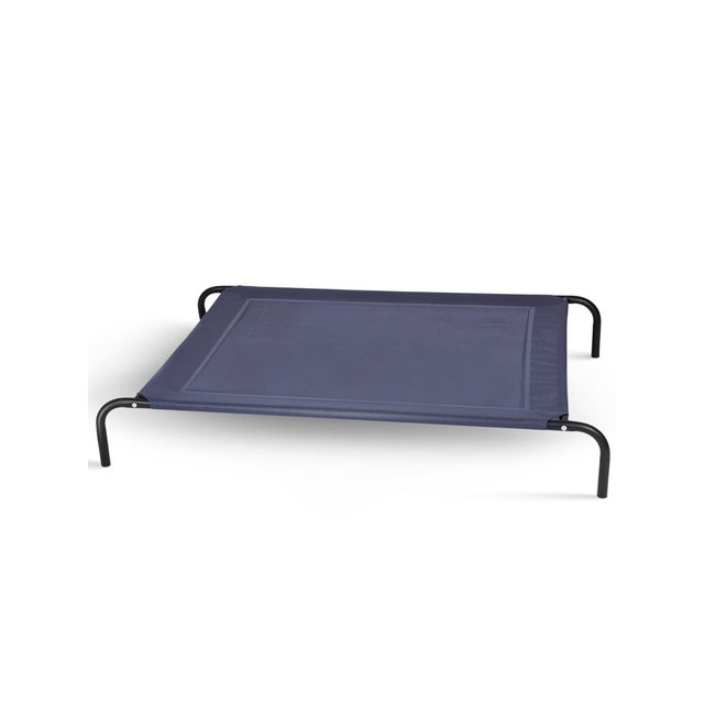 Costway Large Dog Cat Bed Elevated Pet Cot Indoor Outdoor Camping Steel Frame Mat -XL