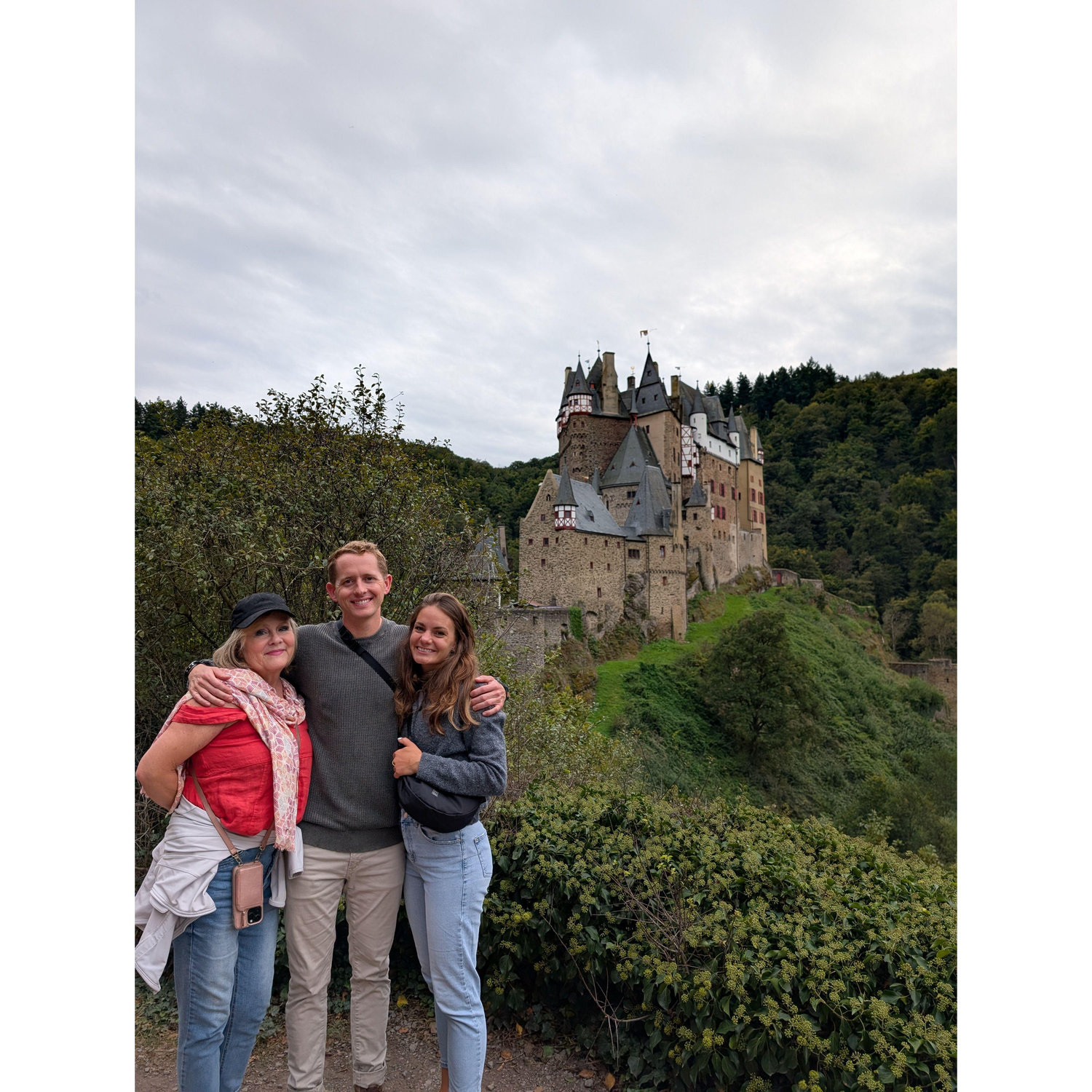 Stopped at the same castle with Connor's family