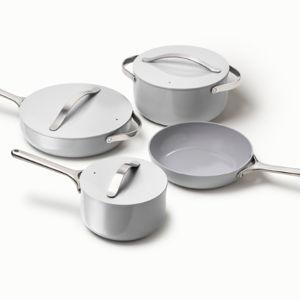 Best Ceramic Cookware Set | Nonstick Pots & Pans Set | Non-Toxic - Gray