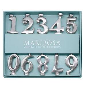 Mariposa Candle Number Holders