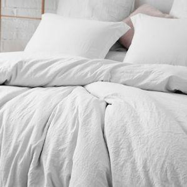 Natural Loft® Coma Inducer® Comforter with Cover - Farmhouse White - KING
