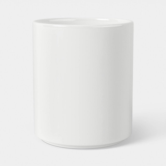 Stella Ceramic Utensil Holder White - Threshold™