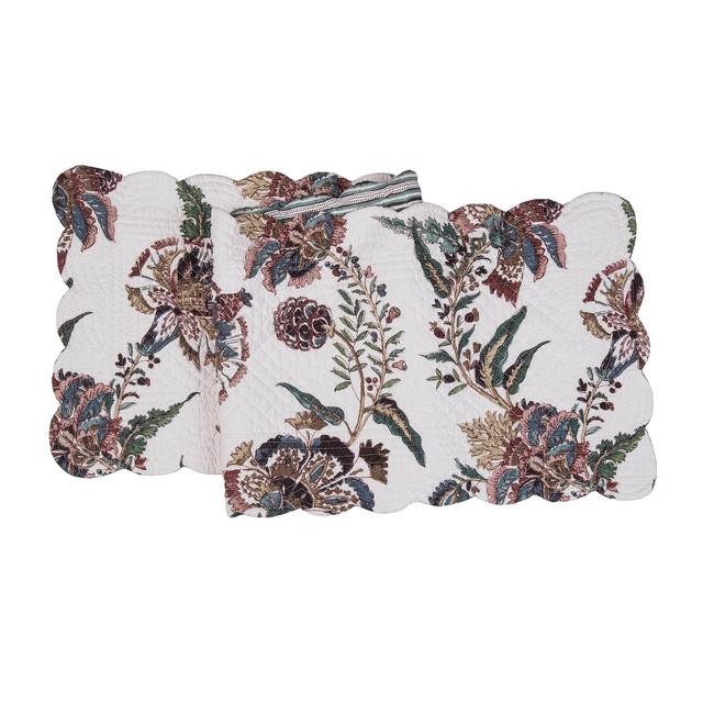 C&F Home Braelyn Abstract Botanical Quilted Table Runner 14" x 51"
