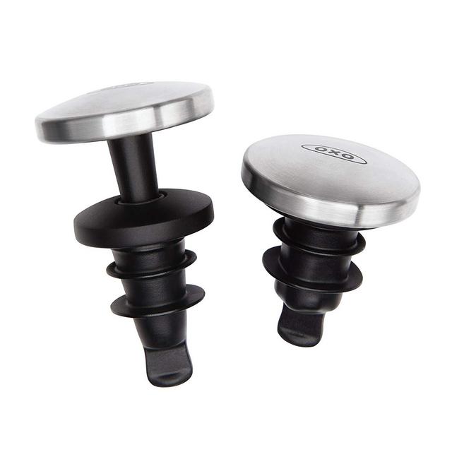 OXO SteeL Expanding Wine Stoppers (2 Pack)