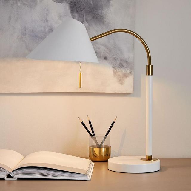 Mid,Century Task Table Lamp + USB