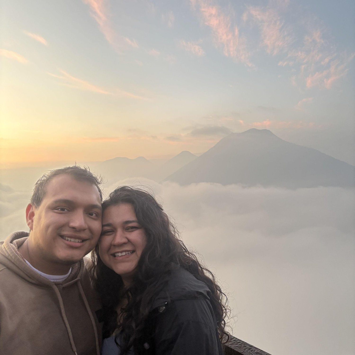 At the top of lake Atitlan
