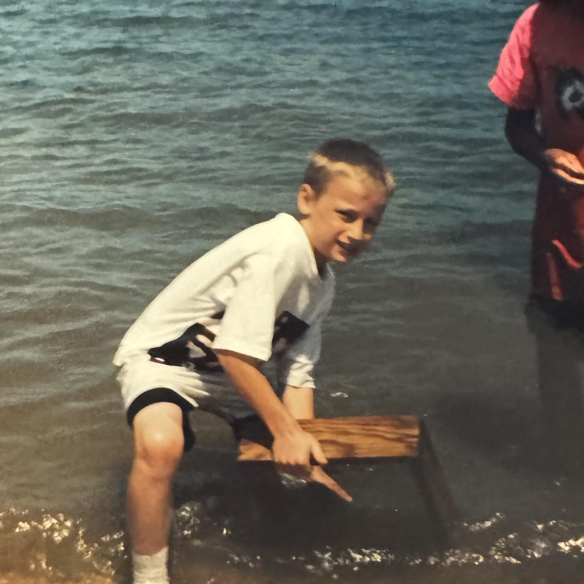 Look what I caught mom!