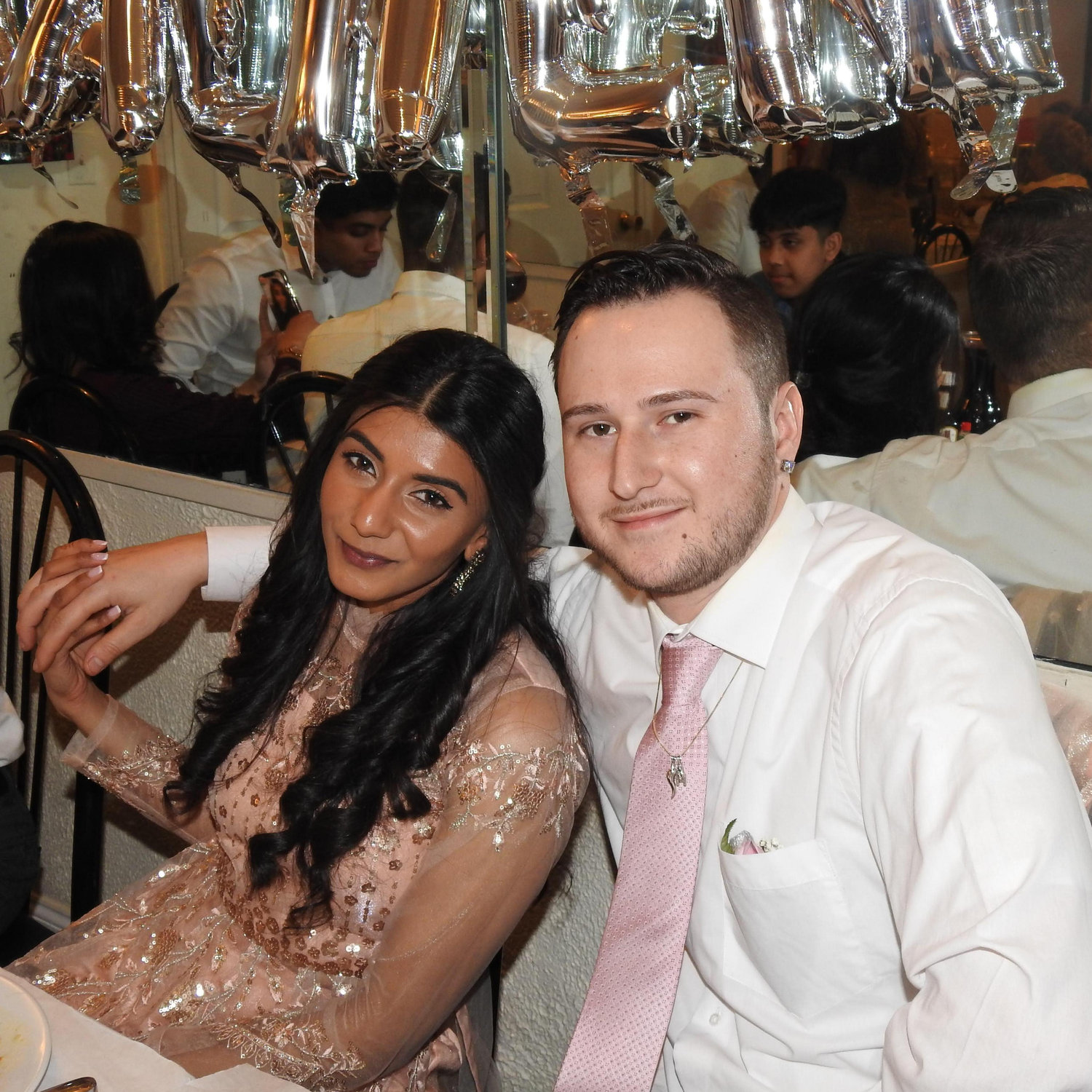 Our engagement dinner