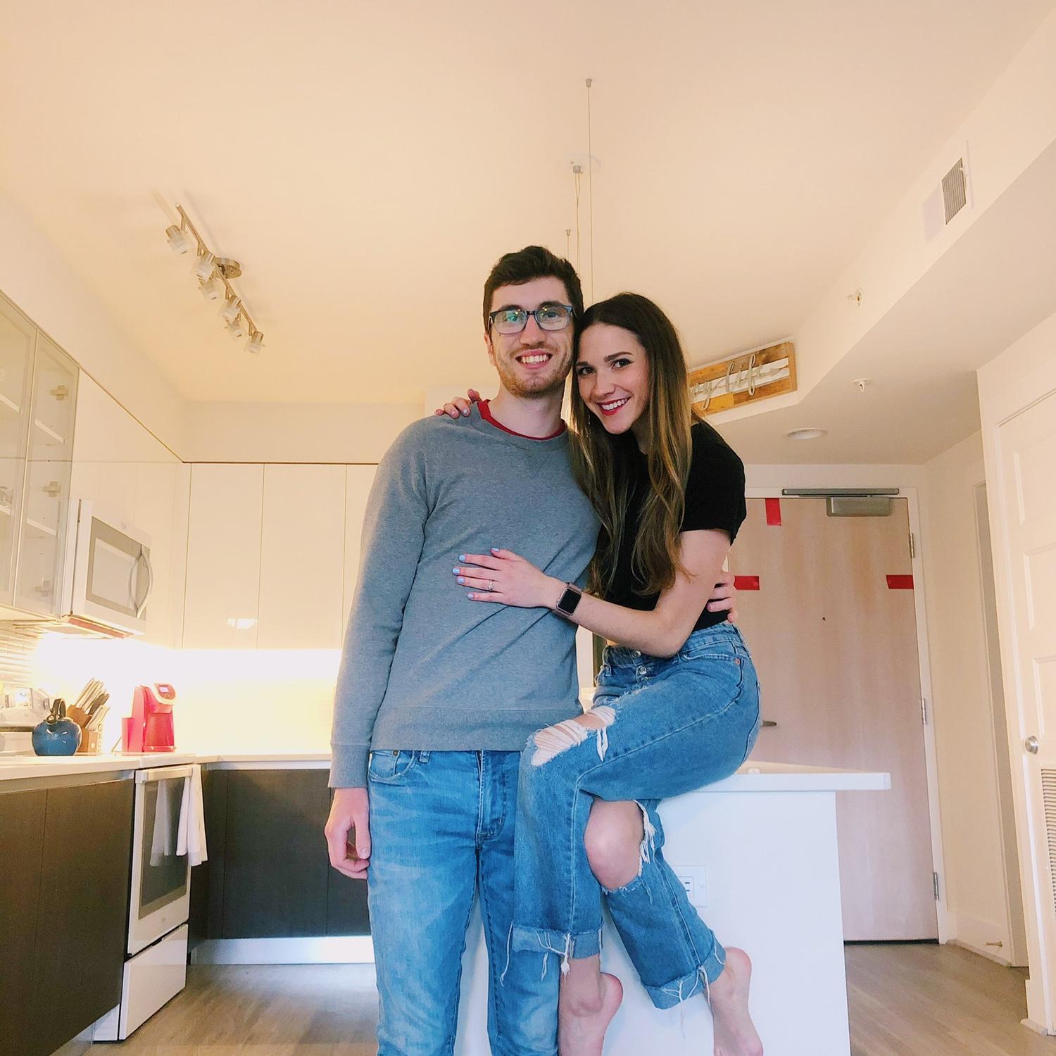 Moving in together in Washington, DC. May 2021.