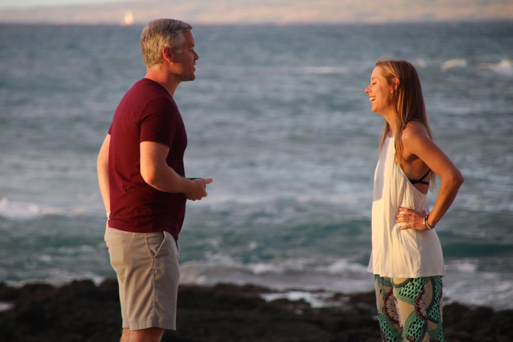 The first secret photo of the proposal! Taken by Lisa’s dad!  Hawaii - January 2019