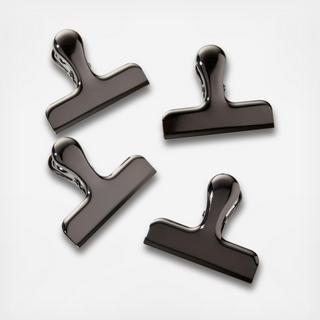 Metal Magnetic Chip Clip, Set of 4