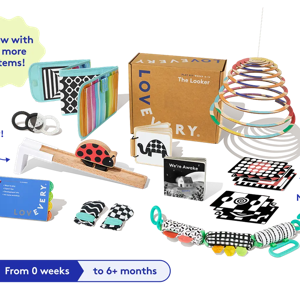 The Looker Play Kit | Toys for Newborn to 12 Week Olds | Lovevery
