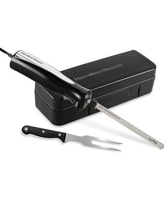 Electric Knife with Carving Fork & Storage Case