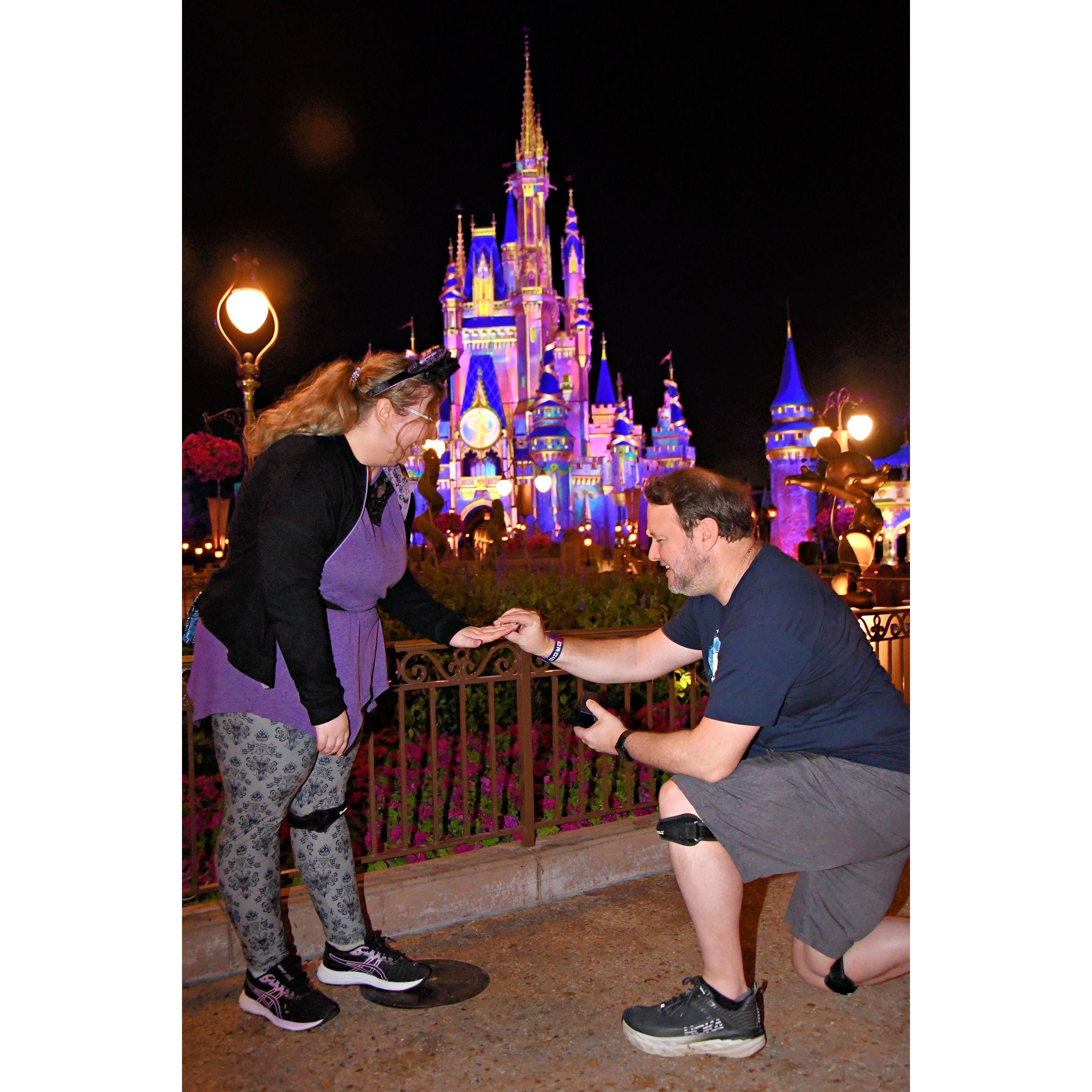She said yes!