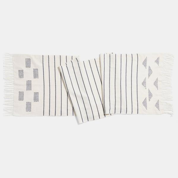 Minna - Stripes and Blocks Runner