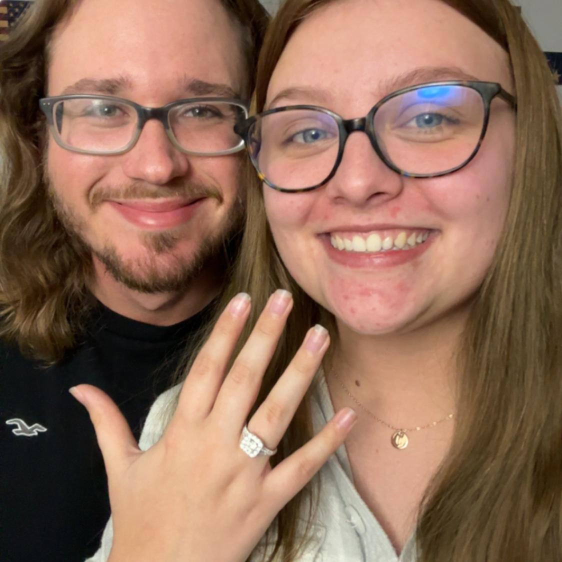 The night he proposed!