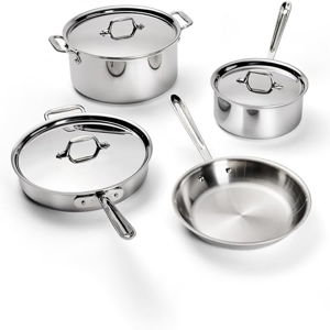 All-Clad D3® Stainless Steel 7 Piece Cookware Set