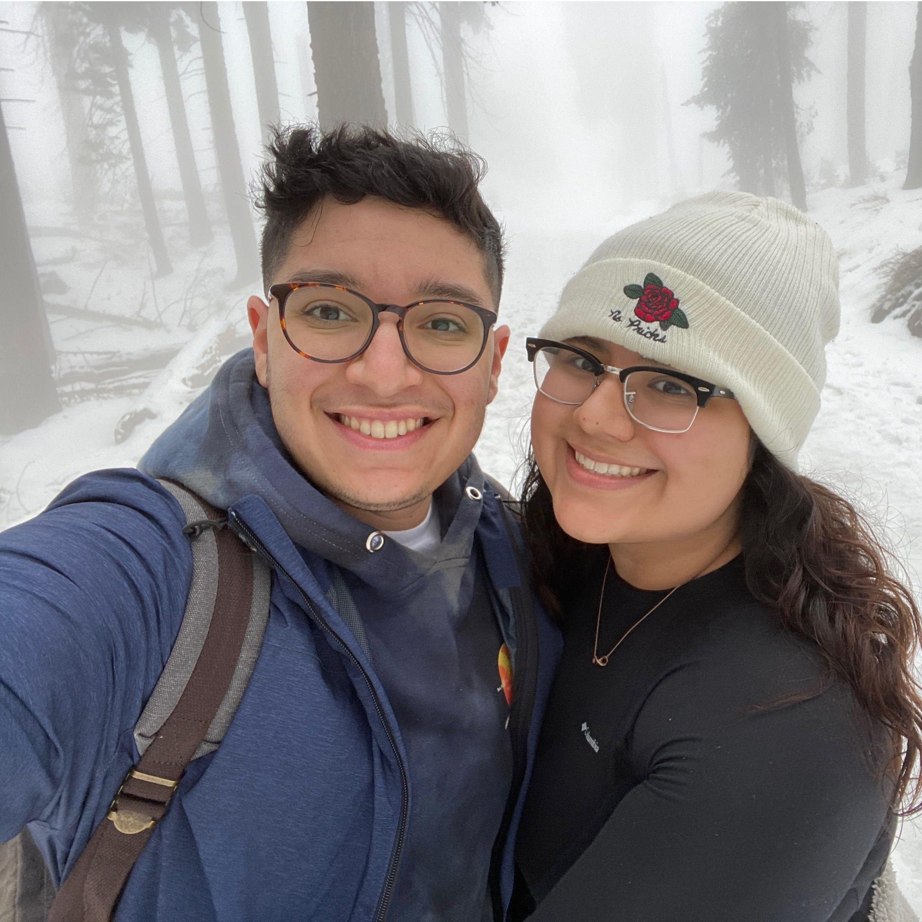 This Valentines Trip in 2021, Cassie & Ricky adventured through the snow in Sequoia National Park, there favorite memory here was losing the trail and almost getting lost in the forest!