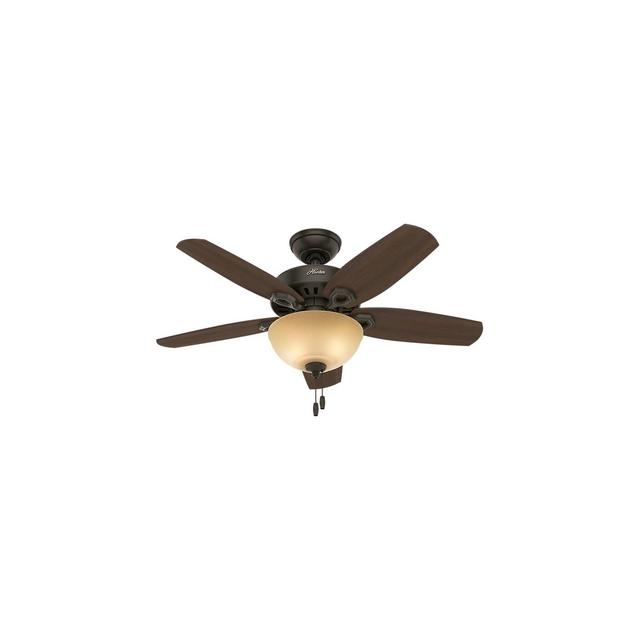 42" LED Builder Ceiling Fan (Includes Energy Efficient Light Bulb)Bronze - Hunter