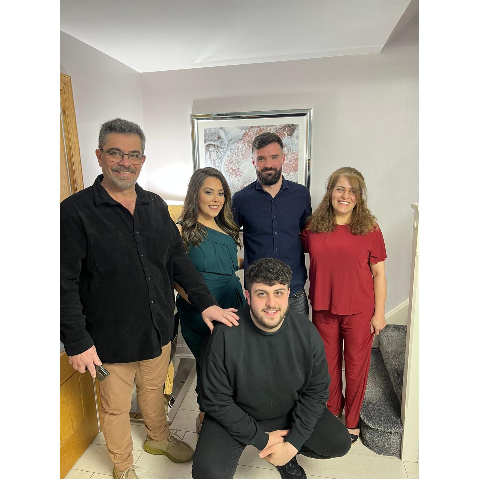 A blessing given by all of the family ❤️