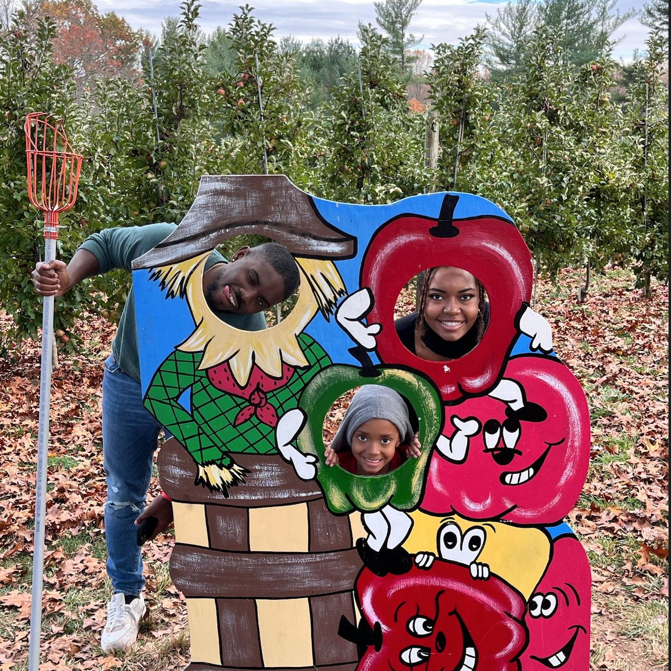 Two apples plus one odd farmer equals tons of fun memories