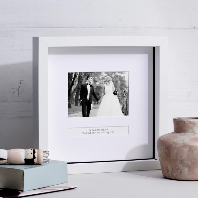Personalised Wedding Day Frame| | birthday gift | handmade | gift for women