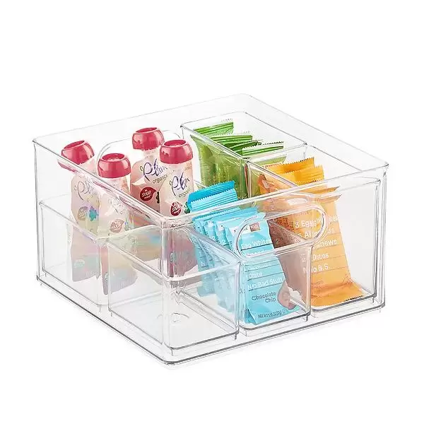 THE HOME EDIT Large Bin Organizer Clear