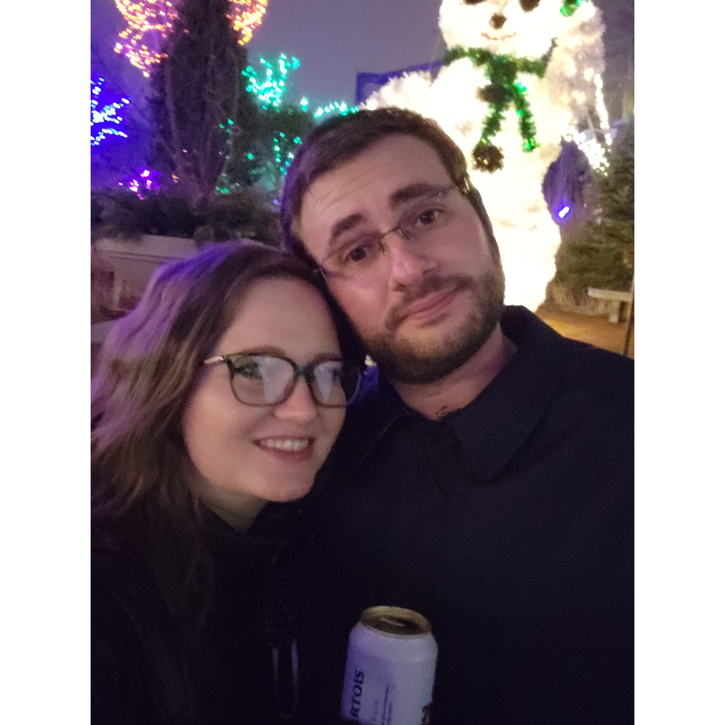 Our first new years eve celebration at Zoo Years Eve at the Lincoln Park Zoo