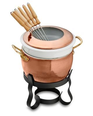 Ruffoni Historia Hammered Copper Fondue Pot