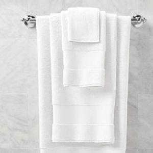 Washcloth Set of 2, Frontgate Resort Collection Bath Towels: Luxurious Turkish Cotton & Superior Absorbency