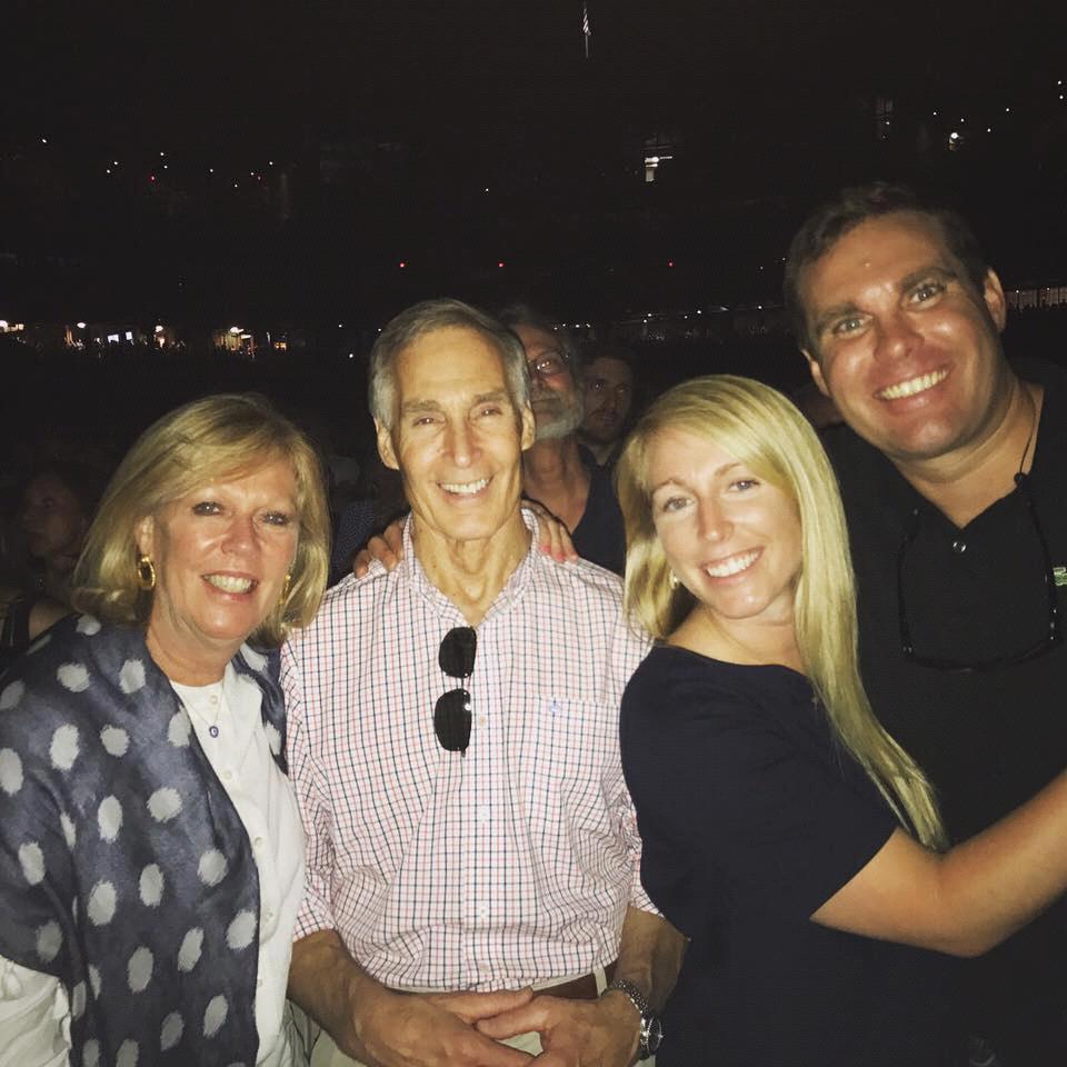 Maureen, Eric, Kristyn, and Eric at concert