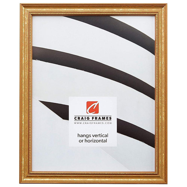 Craig Frames 314GD, Ornate Gold Picture Frame, 12 x 16 Inch
