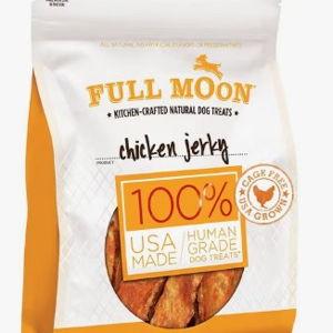 FULL MOON Chicken Jerky Human-Grade Dog Treats, 12-oz bag - Chewy.com