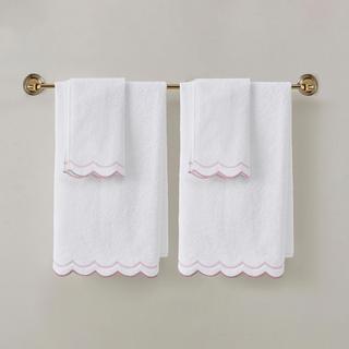 Scallop 4-Piece Bath Towel Set