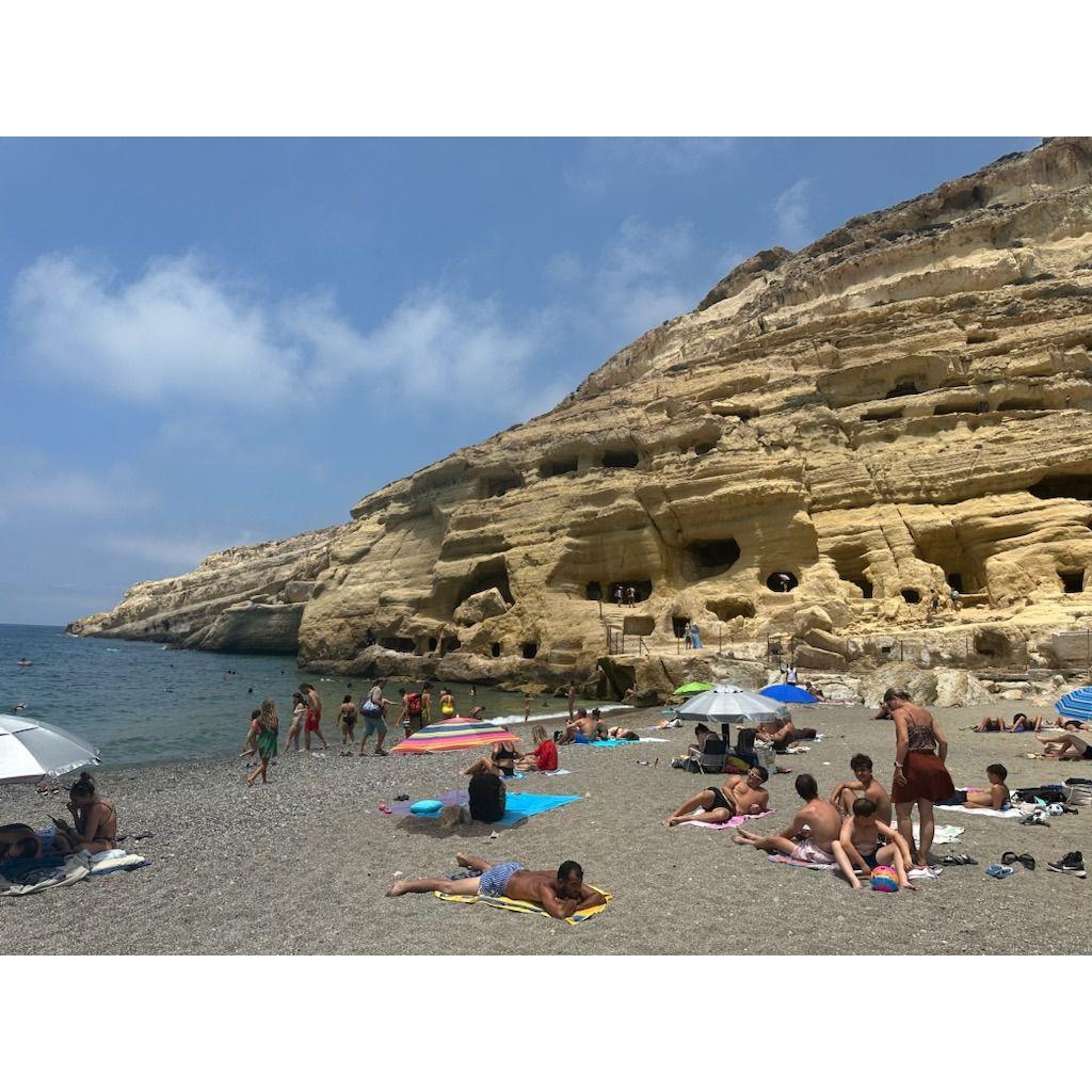 Matala Beach in Crete