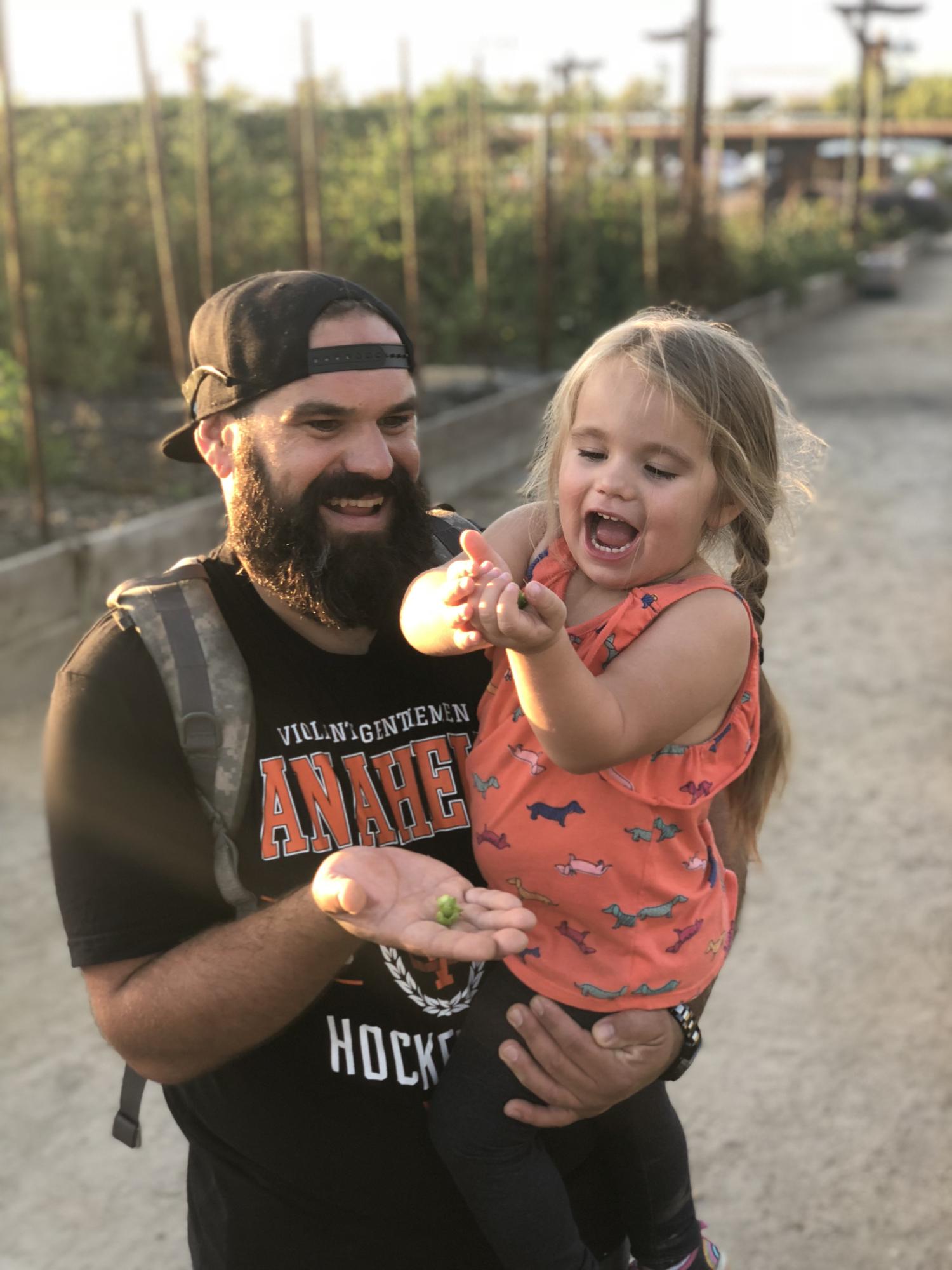 Daddy’s hop lover! This is a pic from one of our first family trips together. LA County Fair 2017 (Lily was just 2.5 years old!)